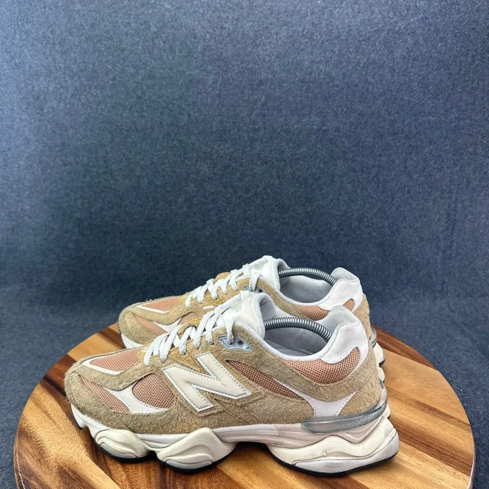 New Balance 9060 U9060HMT Great Plains Tan White Suede Mesh Men's 9.5 Sneakers